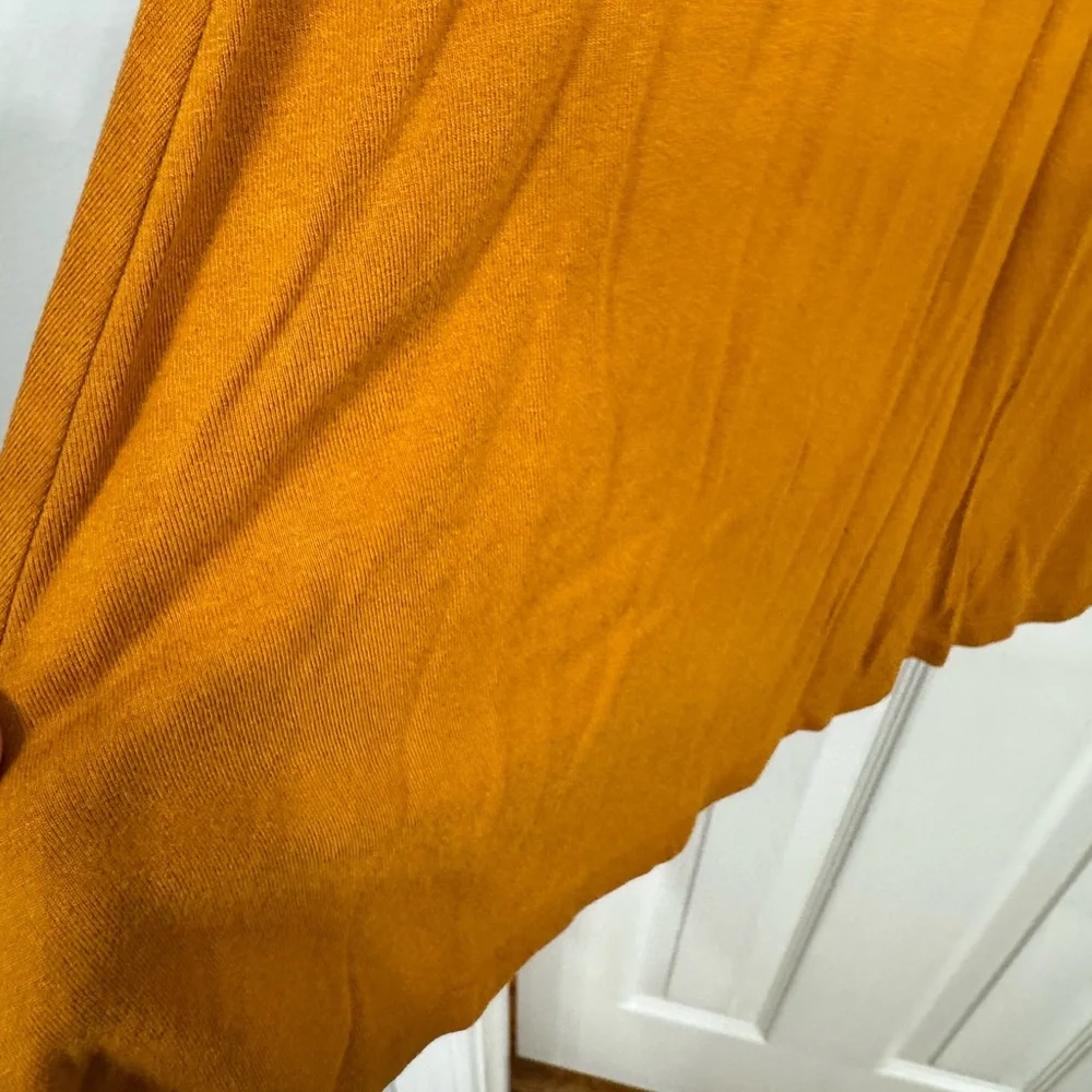 Old Navy Mustard Yellow/Orange Sleeveless Crew Neck Sundress - Picture 2 of 3